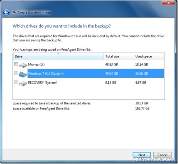 Como criar backup de imagem do sistema no Windows 7