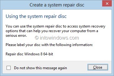 Como criar um CD de recuperação do Windows 8