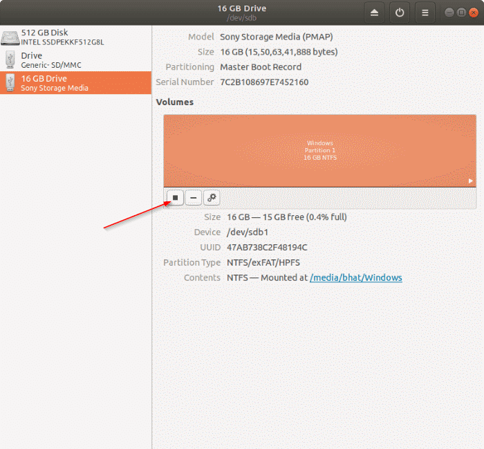 Criar USB inicializável do Windows 10 no Linux