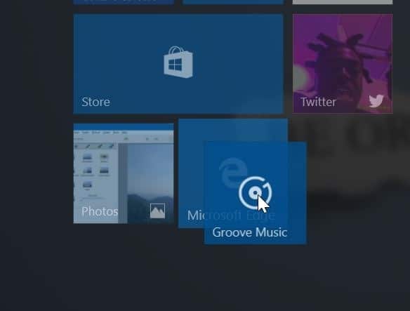 Criar pastas de blocos dinâmicos no Windows 10 Iniciar