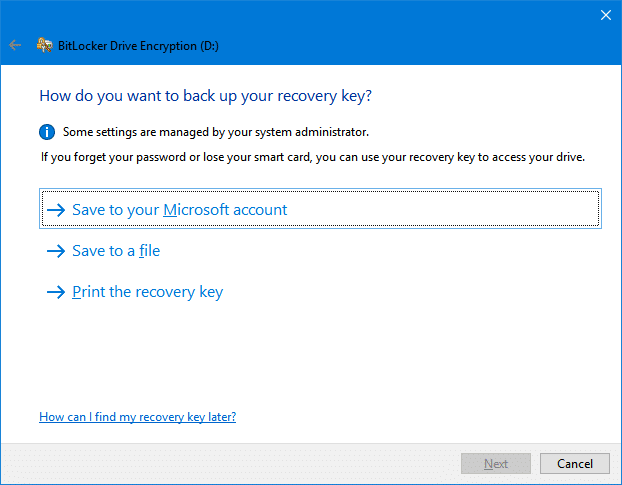 Criptografar cartões SD usando o BitLocker no Windows 10