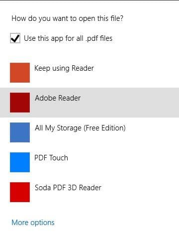 Como tornar o leitor de PDF padrão do Adobe Reader no Windows 8 3 Como tornar o leitor de PDF padrão do Adobe Reader no Windows 8