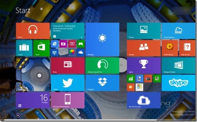 Definir automaticamente a imagem da página inicial do Bing como plano de fundo da tela inicial na janela 8.1