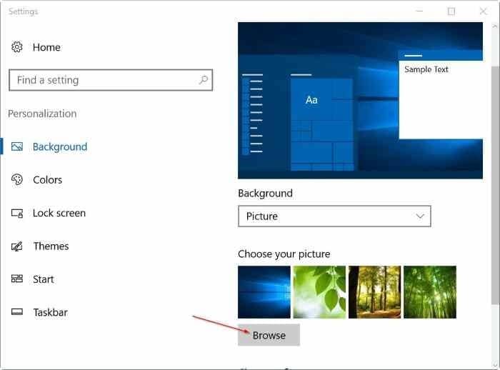 Defina papéis de parede diferentes para cada monitor por meio de Configurações