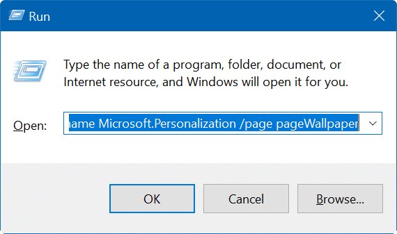 Defina um papel de parede diferente para cada monitor usando o Painel de Controle