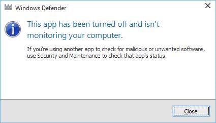 Use o NoDefender para desabilitar o Windows Defender permanentemente no Windows 10