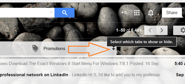 Desativar guias no Gmail