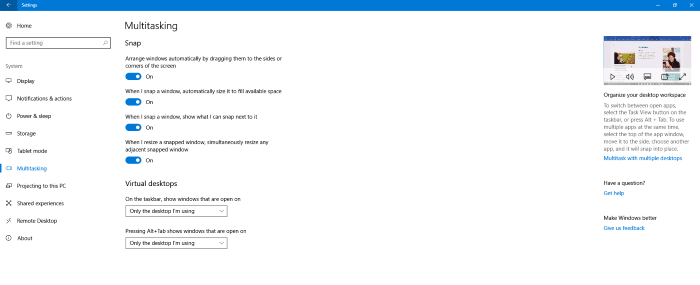 Como desativar as dicas de vídeo nas configurações do Windows 10 1 Como desativar as dicas de vídeo nas configurações do Windows 10
