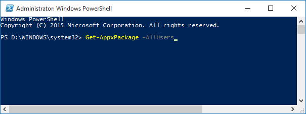 Como desinstalar aplicativos padrão no Windows 10 4 Desinstale ou remova aplicativos padrão usando o PowerShell