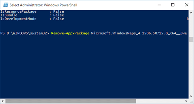Como desinstalar aplicativos padrão no Windows 10 6 Desinstale ou remova aplicativos padrão usando o PowerShell