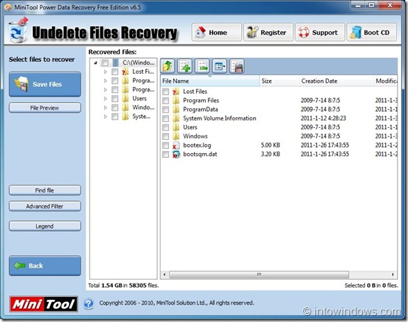 MiniTool Power Data Recovery gratuito para Windows 10 2 MiniTool Power Data Recovery gratuito para Windows 10