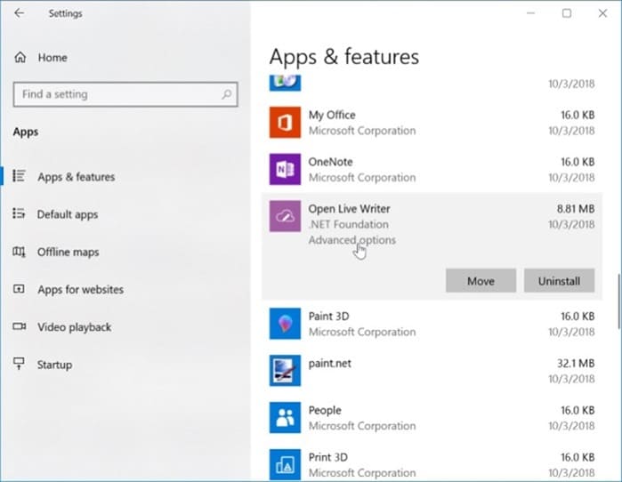Este aplicativo não pode abrir.  Verifique a Windows Store para obter mais informações