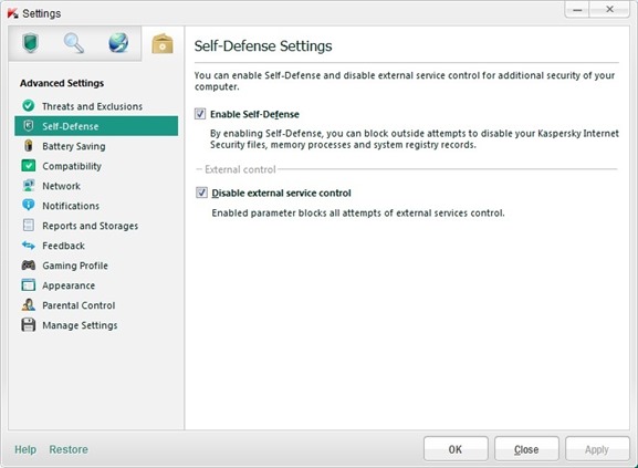 Como excluir arquivos temporários da Kaspersky