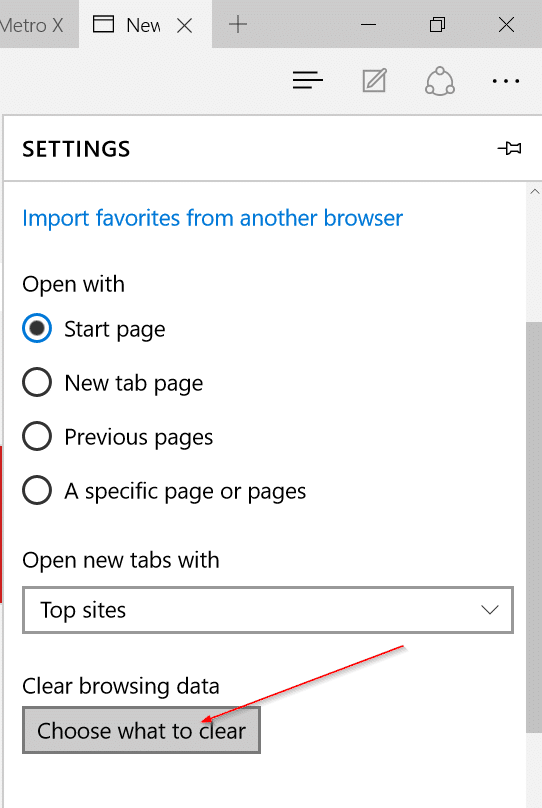 Excluir senhas salvas no navegador Edge Windows 10 step2