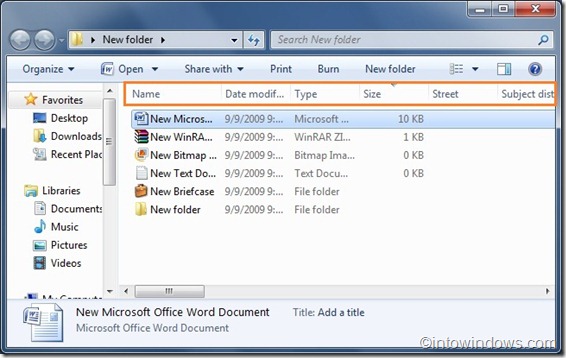Como exibir detalhes adicionais para uma pasta no Windows 7