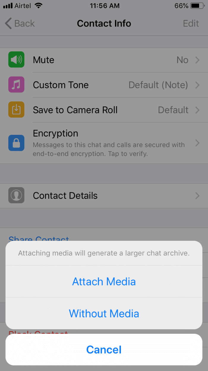 Como fazer backup de dados do WhatsApp do iPhone para o Windows 10 PC 5 Faça backup do histórico de bate-papo do WhatsApp do iPhone para o Windows 10 PC