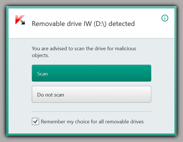 Como fazer o Kaspersky verificar automaticamente unidades removíveis USB 3 Verifique automaticamente unidades externas no Windows com o Kaspersky