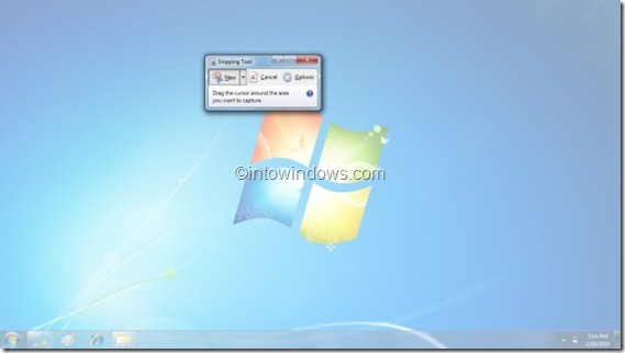 Como tirar instantâneos do menu de contexto usando a ferramenta de recorte