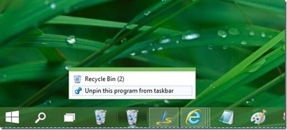 Windows 10 permite fixar a lixeira na barra de tarefas 6 Windows 10 permite fixar a lixeira na barra de tarefas