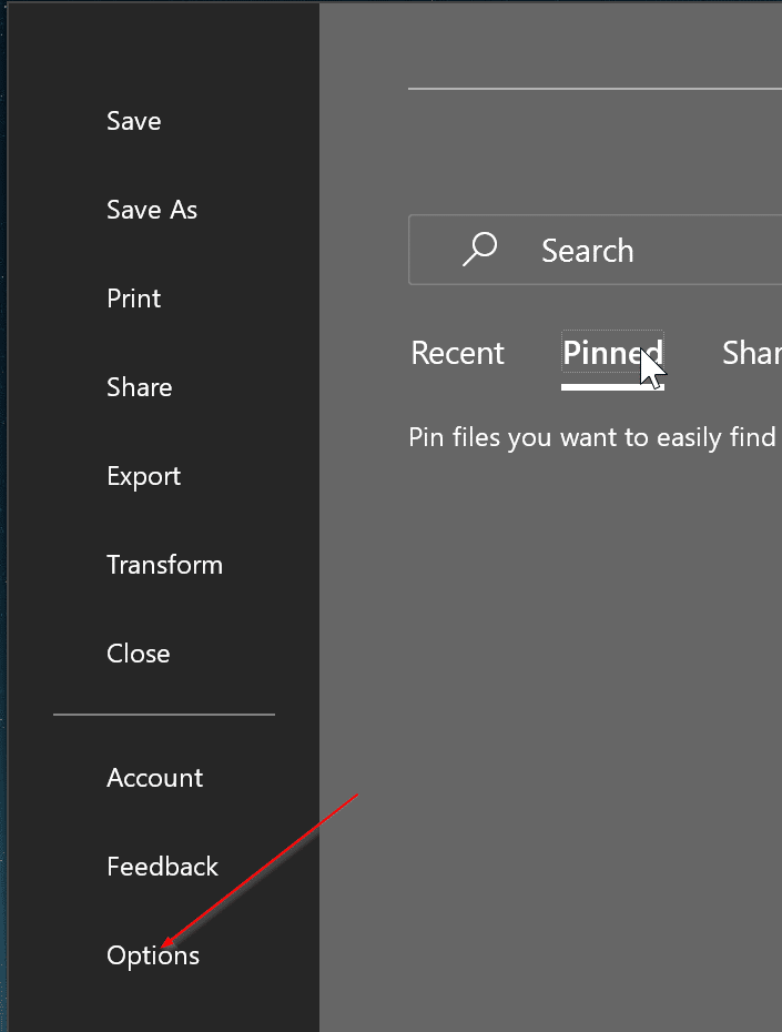 Habilitar ou desabilitar a caixa de pesquisa em aplicativos do Office 365