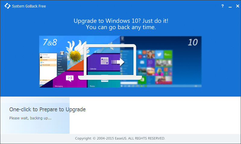Usando o System GoBack para fazer downgrade do Windows 10