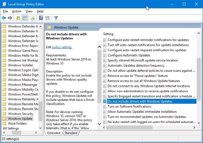 Como impedir que o Windows 10 atualize drivers automaticamente 1 Desabilitar atualizações automáticas de drivers por meio da Diretiva de Grupo