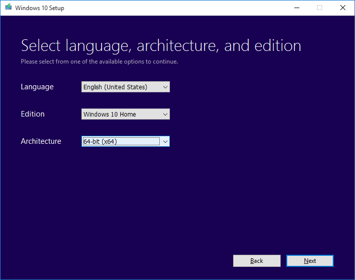 Execute uma instalação limpa do Windows 10 a partir da imagem ISO