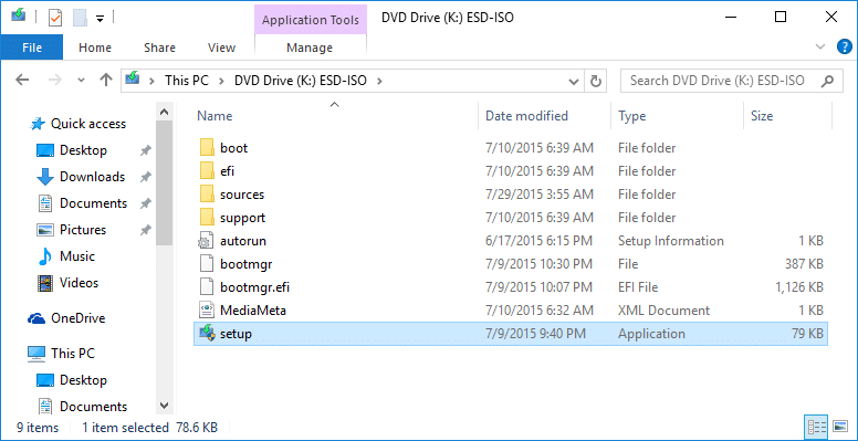Execute uma instalação limpa do Windows 10 a partir da imagem ISO