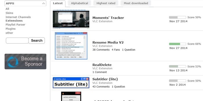 Como instalar extensões VLC no Windows 2 Para instalar extensões no VLC