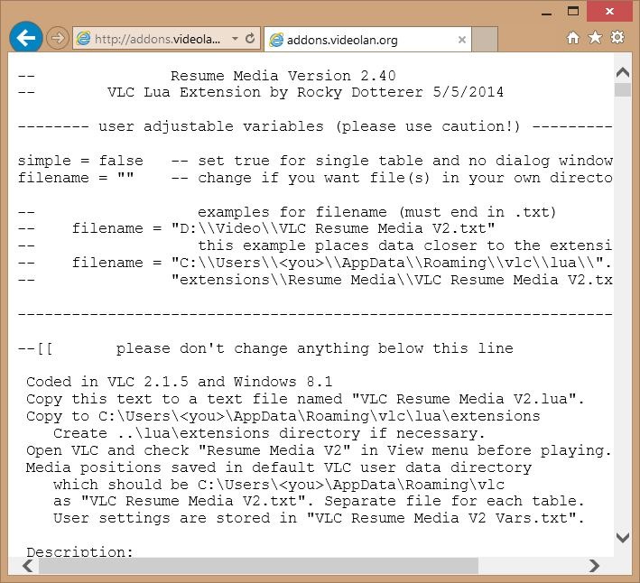 Como instalar extensões VLC no Windows 4 Para instalar extensões no VLC