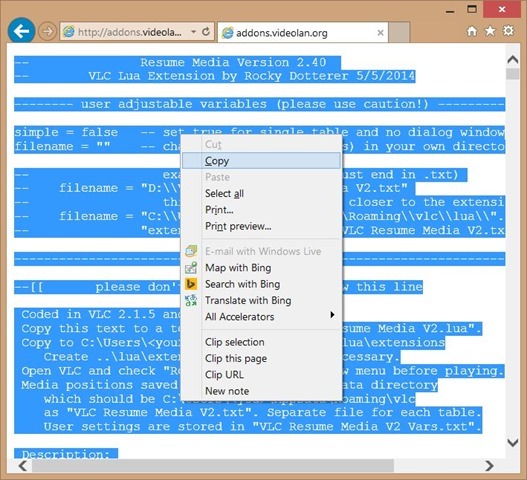 Como instalar extensões VLC no Windows 5 Para instalar extensões no VLC