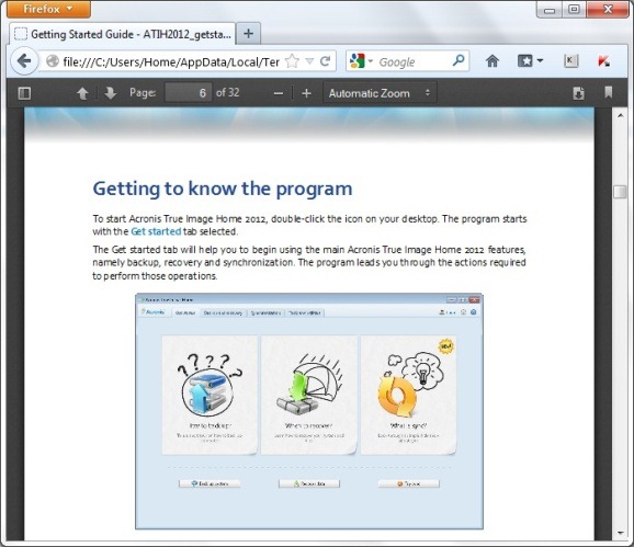 Leitor de PDF Firefox