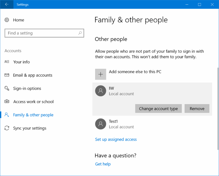 18 maneiras de liberar espaço em disco no Windows 10 11 Excluir contas de usuário não utilizadas