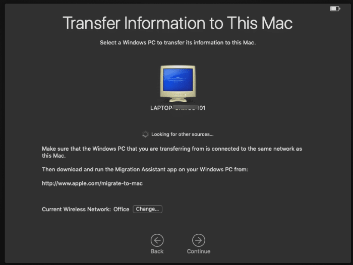 Como migrar dados do Windows 10 PC para Mac 7 Migrar dados do Windows 10 PC para Mac