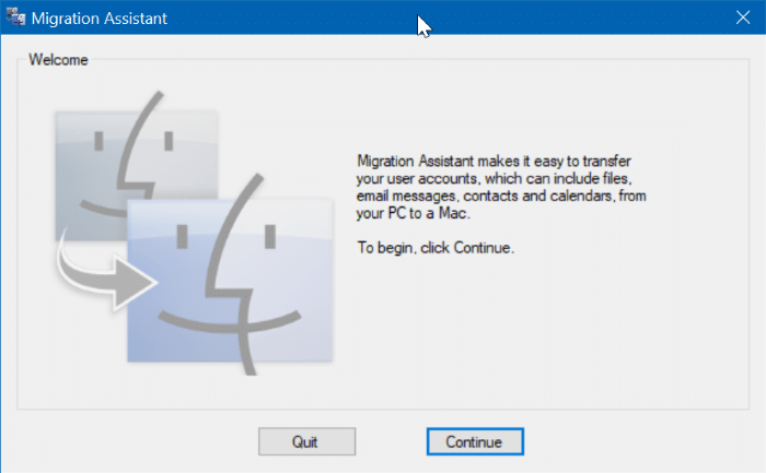 Como migrar dados do Windows 10 PC para Mac 2 Migrar dados do Windows 10 PC para Mac