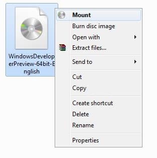 Como montar arquivos ISO no Windows 10/8.1 1 Como montar arquivos ISO no Windows 10/8.1