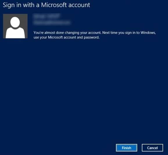 Como alternar a conta local para a conta da Microsoft no Windows 8