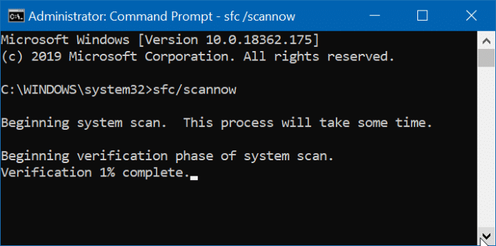 Execute o verificador de arquivos do sistema