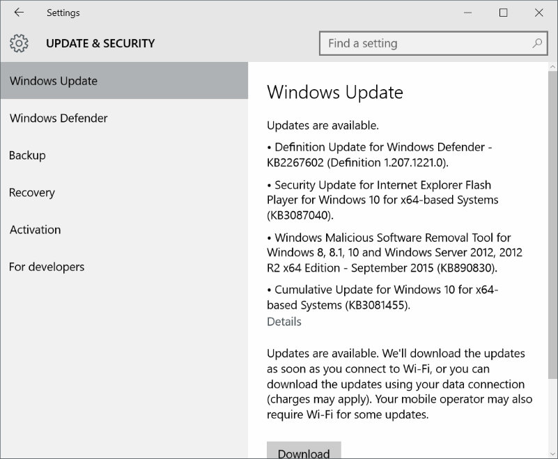Correção: não podemos terminar de baixar sua atualização no Windows 10