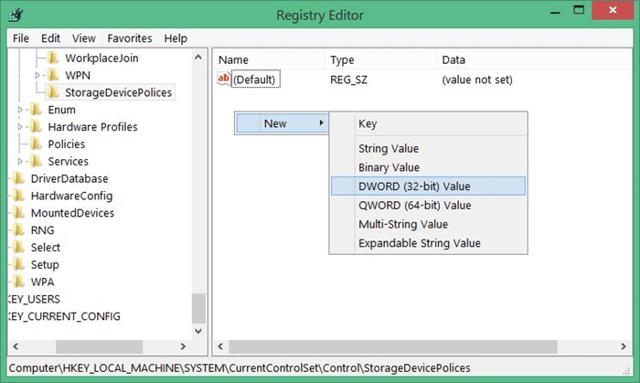 O disco está protegido contra gravação de erro para unidades USB 5 Remova a proteção contra gravação
