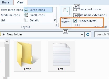 Oculte rapidamente arquivos e pastas no Windows 8 com atalhos de teclado