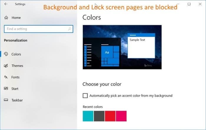 3 maneiras de ocultar páginas específicas do aplicativo de configurações no Windows 10 1 3 maneiras de ocultar páginas específicas do aplicativo de configurações no Windows 10