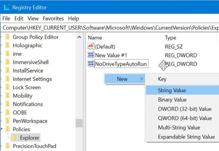 3 maneiras de ocultar páginas específicas do aplicativo de configurações no Windows 10 4 Ocultar páginas específicas de Configurações via Registro
