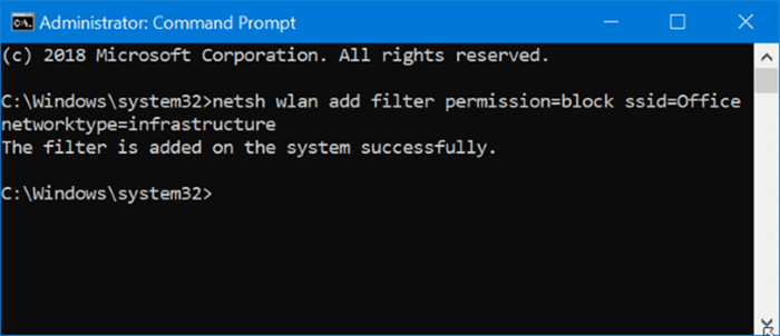 Como ocultar redes Wi-Fi (SSIDs) no Windows 10 2 Ocultar SSIDs de Wi-Fi no Windows 10