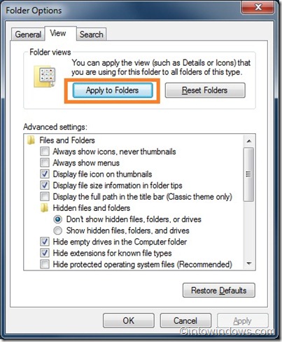 Como exibir detalhes adicionais para uma pasta no Windows 7