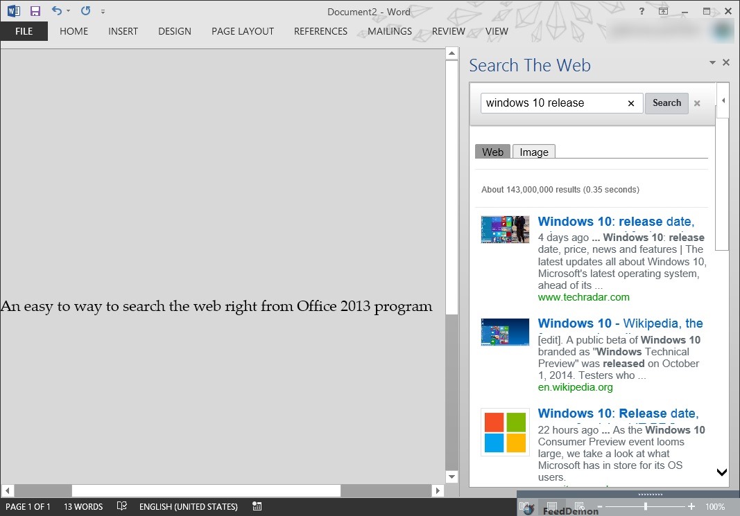 Como pesquisar no Google diretamente do Office Word ou Excel 1 Pesquisar o aplicativo Web para o Microsoft Office