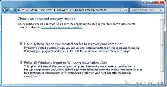 Como recuperar o Windows 7 usando métodos avançados de recuperação do Windows 7