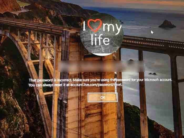 Redefinir a senha da conta da Microsoft na tela de login do Windows 10