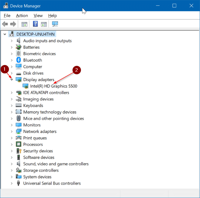 Reinstale o driver gráfico ou de vídeo no Windows 10