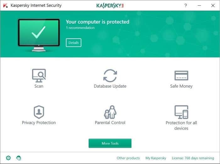 Como reinstalar o Kaspersky sem perder a licença